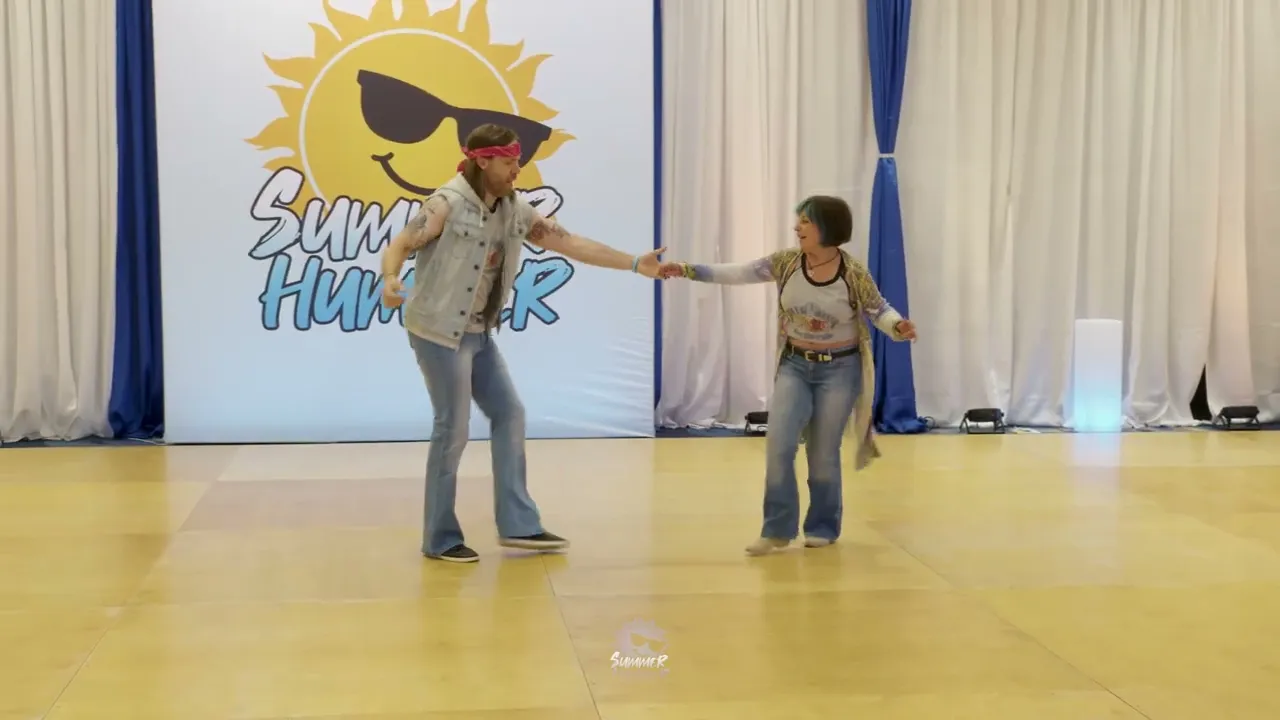Shaun Clark and Michele Fischer - 5th place Novice/Intermediate Routines - Summer Hummer 2025