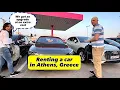 Renting a car in Athens Greece