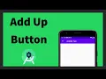 Add Up button to Appbar Set title of Appbar Android Studio