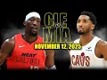 Cleveland Cavaliers vs Miami Heat Full Game Highlights - November 12, 2025 | NBA Season