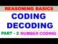 CODING - DECODING NUMBER CODING CHAPTER WISE REASONING BASIC TRICKS IN HINDI