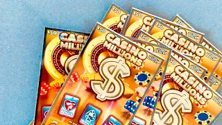The Entire Pack 20 x 50 Casino Millions Texas Scratch Off Tickets