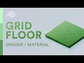 Grid Floor Shader Material Blender