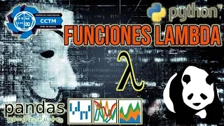 Que es una funcion Lambda Funciones lambda en un DataFrame Python Pandas Muy facil