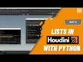 Day 6 - Lists in Houdini with Python Houdini 10 Day Introduction to Python