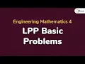 LPP Basic Problems 1 - Linear Programming Problems