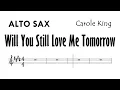 Download Lagu Will You Still Love Me Tomorrow Alto Sax Sheet Music Backing Track Partitura Carole King