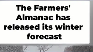 The Farmers Almanac says bursts of cold snow and ice are coming