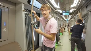 ASMR in the Subway Station (in Moscow)