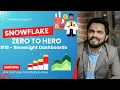 - Snowflake Snowsight Dashboard Overview Account KPI visualization