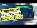 Skew and Scale Transform Property in CSS-HTML Web Development Full Course in Hindi