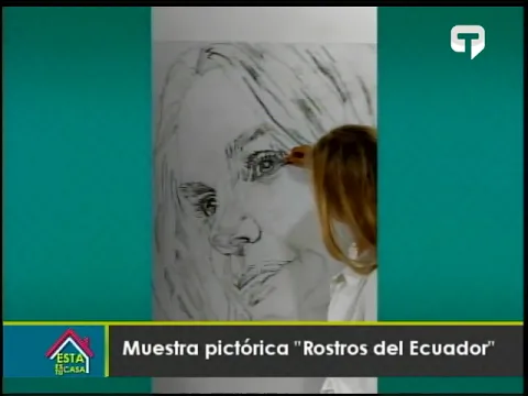 Muestra pictórica Rostros del Ecuador