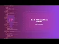 HOW TO GET IP ADDRESS OF HOST VB NET Winforms Tutorial