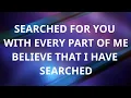 Te Busque en INGLES con LETRA - Jesus Adrian Romero in ENGLISH