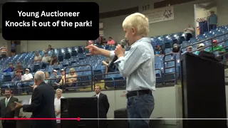 Young auctioneer Jessie Garber AMAZING