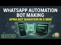 Whatsapp Spam Bot in Python Send Blankand custom Whatsapp message send messageson loop