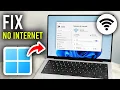 How To Fix WiFi Connected But No Internet Windows 11 - Step By Step