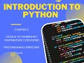 Python Programming Exercises Celsius to Fahrenheit Temperature Converter
