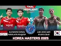 FINAL!! INDRA/JOAQUIN (INA) vs LEE Jong Min/WANG Chan (KOR)[MD] Korea Masters 2025 Badminton
