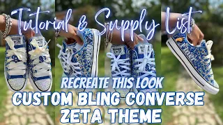 ZETA THEME BLING CONVERSE DIY CONVERSE