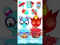 Download Lagu Blue Food vs Red Food Emoji Mukbang🌈