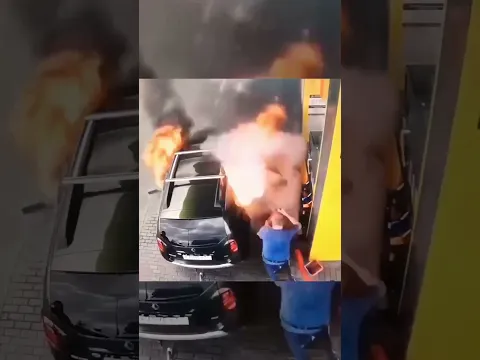 Pouring gasoline into canisters is dangerous!