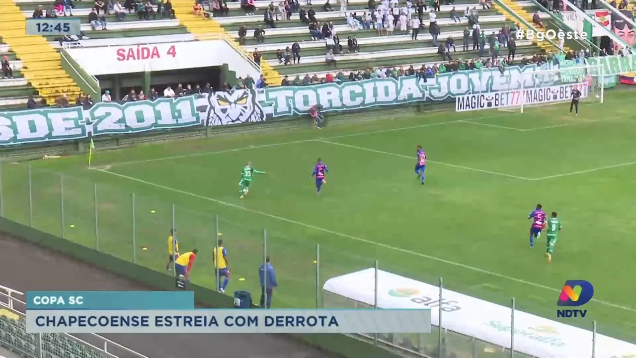 Chapecoense estreia mal na Copa Santa Catarina