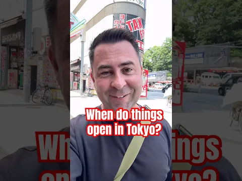 When do things open in Tokyo? #japantravel #travel