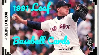 1991 Leaf Baseball Cards - 10 Most Valuable