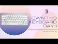OWN THIS KEYBOARD Day 1 Typing Javascript Code on Speedcoder com