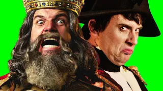 Napoleon vs Charlemagne. Behind the Scenes. Epic Rap Battles Of History.