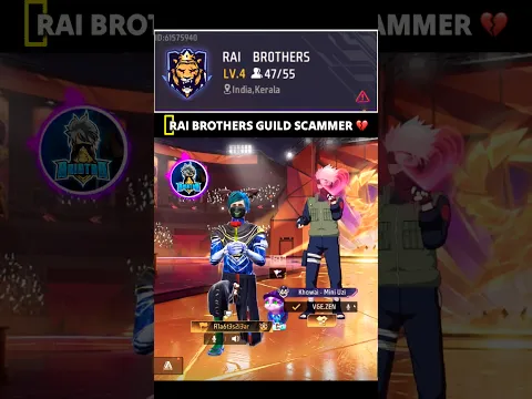 RAI BROTHERS GUILD SCAMMER || RAISTAR EXPOSED 💔 #shorts #freefire #gyangaming #viral #raistar