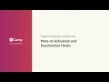 More on Activation and Deactivation Hooks