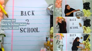 Ultimate DIY Back To School Setup Ideas For 2024 Tableclothsfactory com