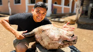 Cocine una Cabeza de Vaca 