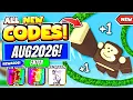 NEW ALL WORKING CODES FOR 1 SPEED MONKEY ESCAPE IN AUGUST 2026 ROBLOX 1 SPEED MONKEY ESCAPE