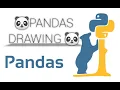 PANDA DRAWING BY USING PYTHON TURTLE