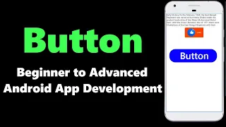 How to Creating a Button in Android studio Beginner to Advanced Android App Development
