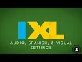 IXL Spanish and Visual Settings