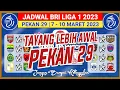 Download Lagu JADWAL LIGA 1 HARI INI PEKAN 29 - PERSIJA - PERSIB - PERSEBAYA - AREMA