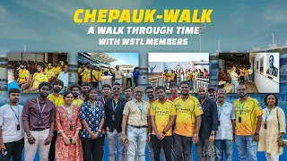 Chepauk Walk: A Walk Through Time with Historian V. Sriram | WSTL | CSK