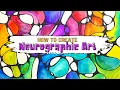 How to create beautiful Neurographic Art engage neurons in the brain and reduces stress