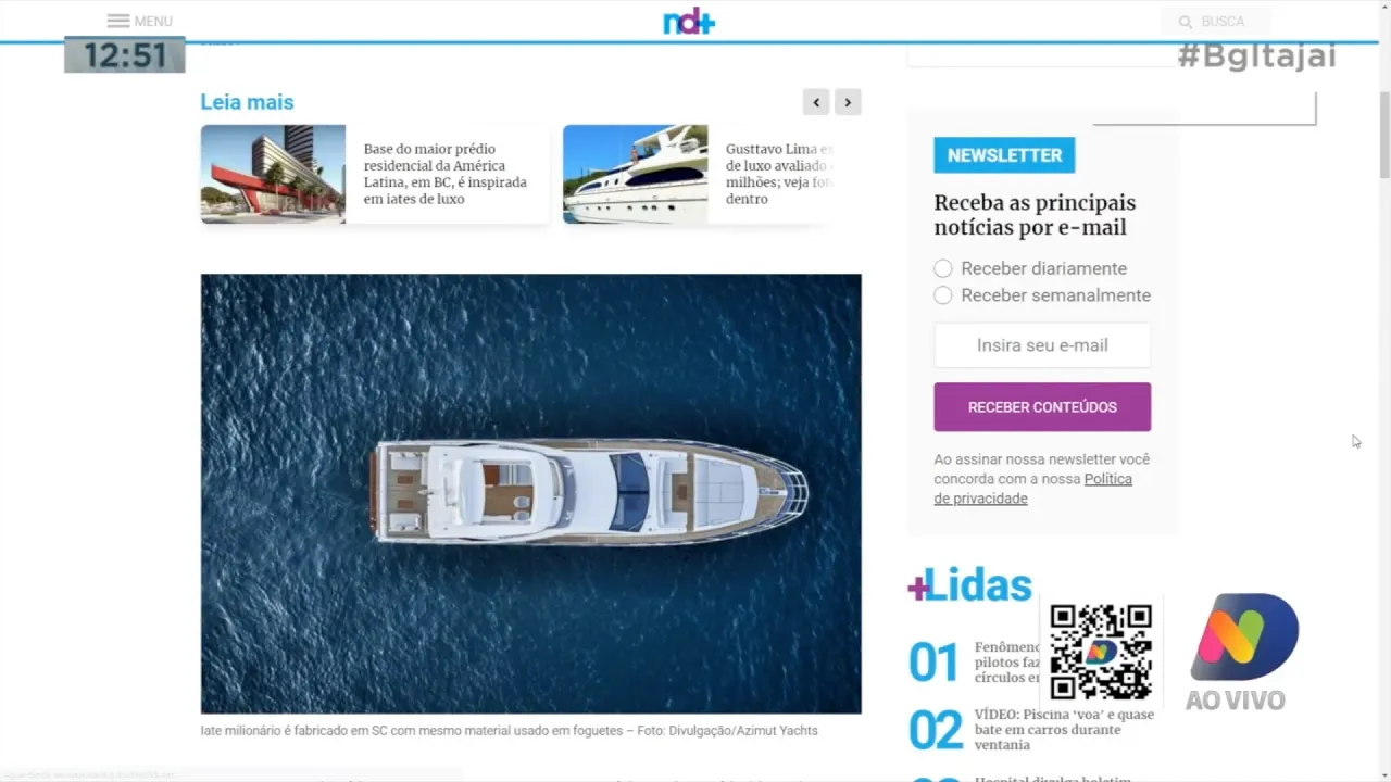 Mais de 100 kg de bagres pescados ilegalmente são recuperado, e iate de luxo é fabricado em SC