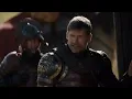 Jaime paying his debts to the Iron Bank and Bronn
