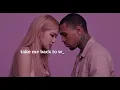Chris Brown ft. Rosé - Echoes in my heart | Lyrics Video 