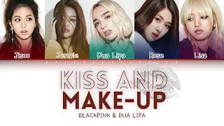 Download (PUT ON 2X) BLACKPINK (블랙핑크) \u0026 DUA LIPA (듀아 리파) - Kiss \u0026 Make Up (Color Coded Lyrics) HAN/ROM/ENG MP3