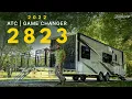 Best Cargo to Weight Ratio 2022 ATC GAME CHANGER 2823 All Aluminum Toy Hauler Travel Trailer RV