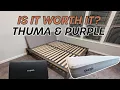 Costco Purple Mattress Thuma Japanese Bed Frame Setup Is It Worth In 2025 1 Year Sleep Review