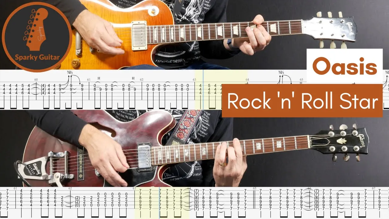 Rock 'n' Roll Star - Oasis - Learn to Play! (Guitar Cover & Tab) Rock 'n' Roll Star - Oasis - Learn to Play! (Guitar Cover & Tab)