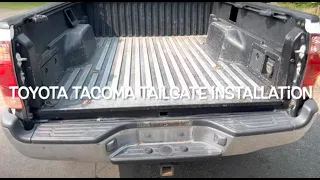 DIY How to Install a Toyota Tacoma Tailgate Quickly Toyota Tacoma Tailgate Removal and Install